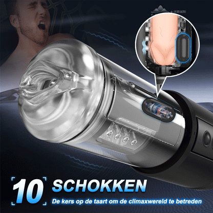 POIONIRE 3 in 1 Cup Masturbator Orale Seks
