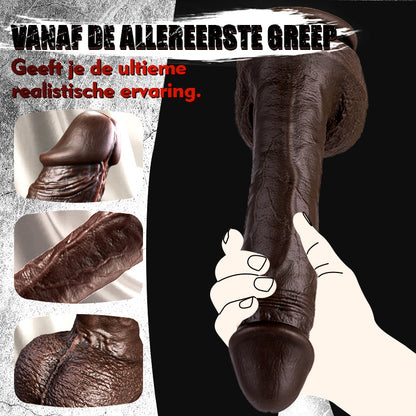 Dante – Realistische dildo met extra grote eikel voor intense G-spotstimulatie