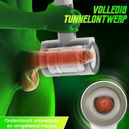 Dubbele kop 7 trillingen 5 telescopische rotatie in de hand te houden pijpbeurt masturbatie-apparaat