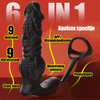 Upgrade snel stotende 6-in-1 prostaatmassager met afstandsbediening en APP