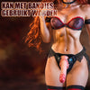 8-frequentie vibratie + intrekbare dildo, verwarmbaar, met extra bandjes