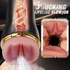 5 Zuigen 10 Vibrerende Gesimuleerde Vagina Ingang Mannelijke Masturbatie Cups