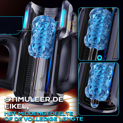 【Gratis verzending】LETEN 10 Krachtige motormasturbator met hoge snelheid en telefoonhouder