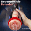 ROKA - 5 stuwstanden 10 vibraties zuigfunctie one-touch boost mannelijke masturbator voor progressieve stimulatie