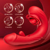 Papaver rhoeas——10-frequentie rotatie + vibratie + klappen, drie-in-één G-spot vibrator