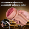 Captain - 5 Zuigen 10 Vibrerende Gesimuleerde Vagina Ingang Mannelijke Masturbatie Cups