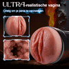 Challenger - 10 Vibraties, 5 Zuigmodi, Ultra-Realistische Vagina, Gesimuleerde Masturbator