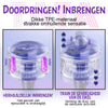 DOIFX-Pocket Girl 5 soorten vibraties Vagina + anus dubbele opening Mannelijk masturbatieapparaat
