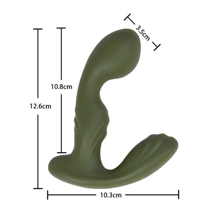 Dubbelzijdige prostaatmassager, 3 snelheden en 7 vibraties
