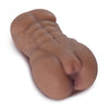 Realistische donkere mannelijke anus simulatiedildo 0,8 kg