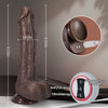 Big Black Realistische Dildo 3 IN 1 Afstandsbediening 18CM
