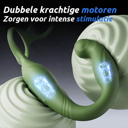 【Pro-Safety Siliconen Serie】Vibrerende Prostaatmassager voor koppels en gay plezier