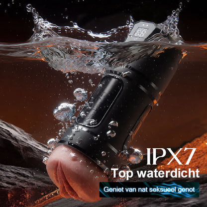 Challenger - 10 Vibraties, 5 Zuigmodi, Ultra-Realistische Vagina, Gesimuleerde Masturbator