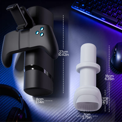 Turbo 10-Modus Explosieve Stroker – Immersief Gamepad-ontwerp met Telefoonhouder