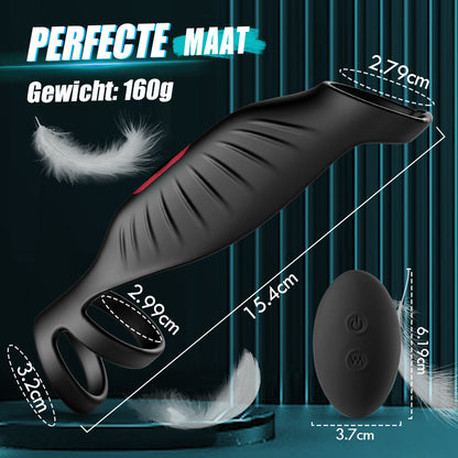【Hot New Products】ochefficient Penis Ring door Vibratie met 9 Frequenties