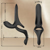 Maxwell 9 Trilstand Vibratie Koppel Vibrator Penisring voor Perineum C-Spot G-Spot Stimulatie