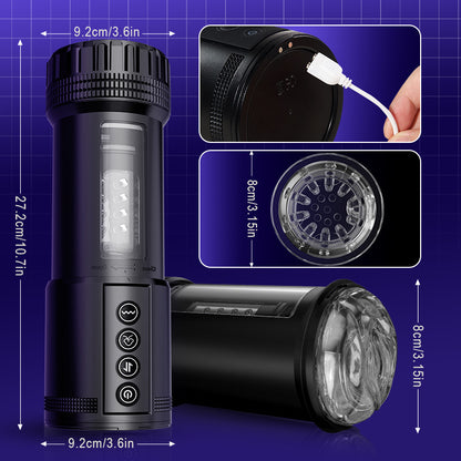 POIONIRE 3 in 1 Cup Masturbator Orale Seks