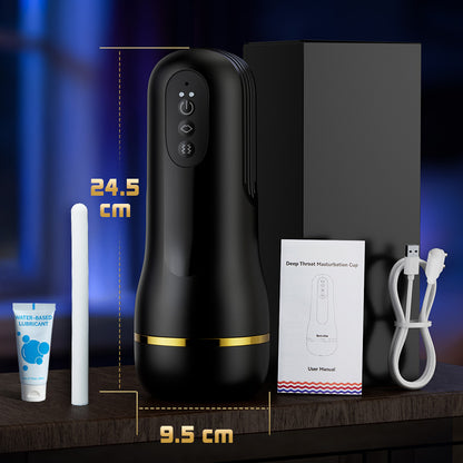 【Black Friday Bestseller】5 Zuigen 10 Vibrerende Gesimuleerde Vagina Ingang Mannelijke Masturbatie Cups