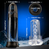 BathFun Pro - AI-drukgestuurde vacuümtrainer met 9 standen, LCD-scherm met realtime drukweergave, 58 dB pomp