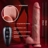 HONKAI- Verwarmende 8 krachtige stotende 10 vibrerende zuignap dildo