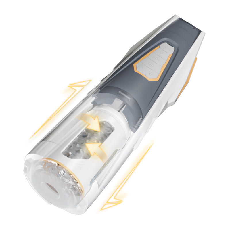 【NIEUW】Baxter 3 Thrusting 4 roterende mannelijke masturbator met spraakmodus