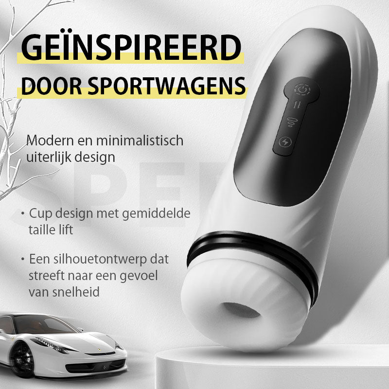 Traveller 3-in-1 Masturbatie Cup 5 Telescopisch 4 Zuigen 7 Trillingen
