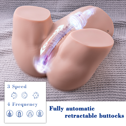 【Gina】3 snelheden, 4 frequenties, telescopische masturbator met meerdere kanalen 1:1,12,5 kg