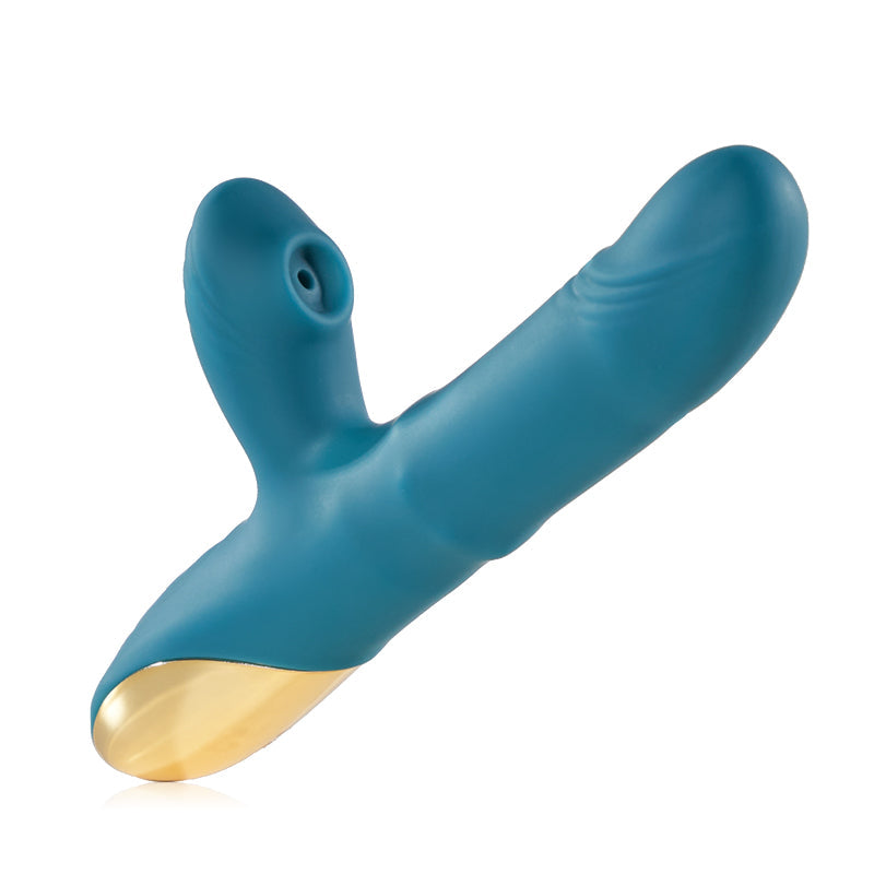 Volautomatische Vibrator 7 Zuigen 7 Telescopische G-punt Clitoris Anus Stimulatie