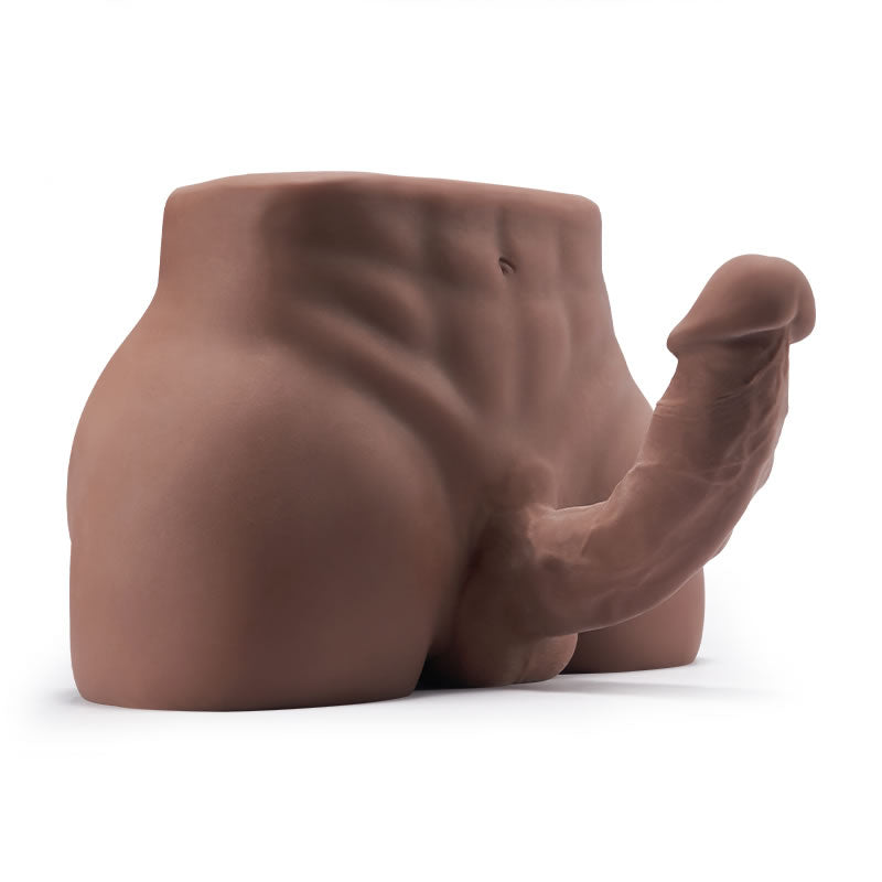 Hunky Unisex Mannelijke Realistische Kont met Buigbare Penis Anale Ingang 3.85KG