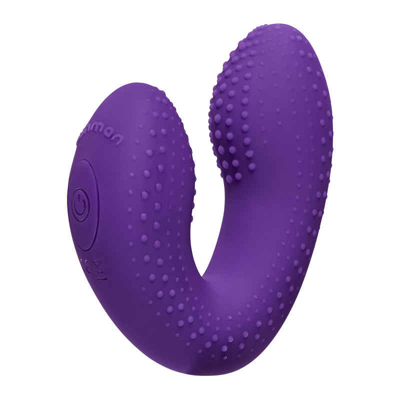 10 Vibration Single Couple Vibrator G-Spot Stimulator Purple