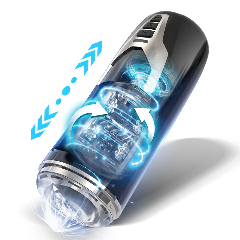 【HOT】Warrior Swirl 3 IN 1 Automatische Masturbator Cup