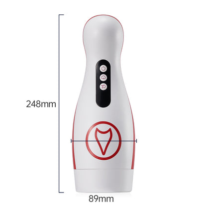 FOX LOVE Elektrische Cup Masturbator 7  Zuigen 7 Vibrerende en Stem
