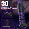 Raket 3*10 Telescopische Vibrerende Glans Prostaat Vibrator Silicone
