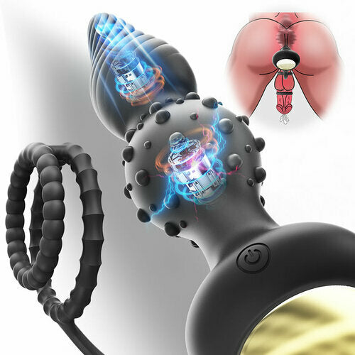 Prostaat Stimulatie 10 Vibratiemodi met Cockringen Moruioy