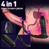 Raket 3*10 Telescopische Vibrerende Glans Prostaat Vibrator Silicone