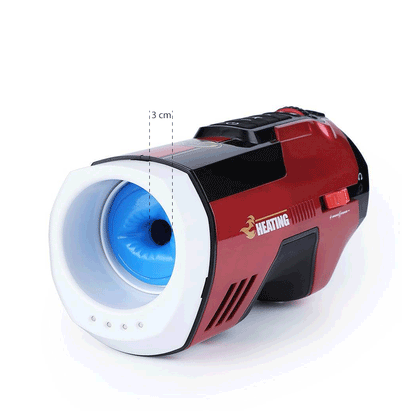 High-tech Parfum Masturbator Cup 10 Telescopische Verwarming Seksueel Kreunen Leten