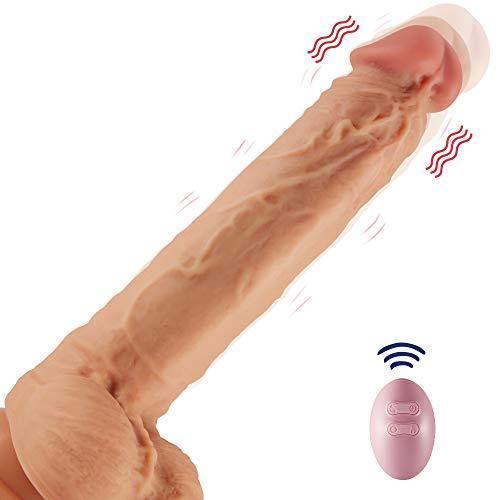 Realistische Dildo Vibrators met Stuwkrachtfunctie 10 Modi Aivrobta