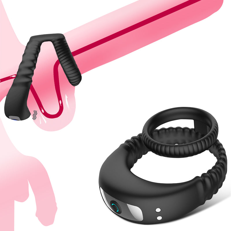 Dubbele Cockring 10 Vibratiestanden RICHSKY