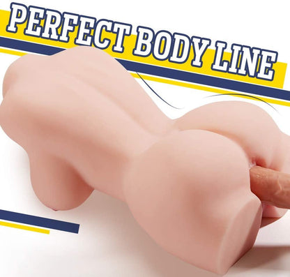 5.5 kg Realistische Masturbator Liefdespop met 3D Vagina en Anaal