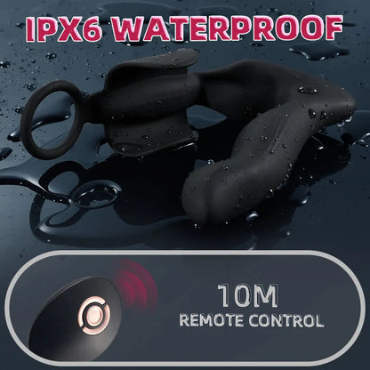JOKER 10 Vibrerende Prostaat Vibrator Met Cockring