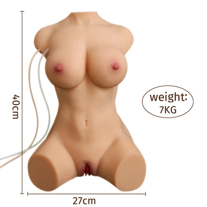 【Onmiddellijk verzenden】Melida.2 Suck Vibrating Sex Doll Sexy Grote Borsten 7KG