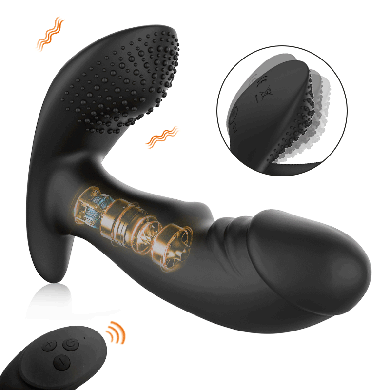 3 IN 1 Prostaat Massager 10 Vibraties met Rollende Ballen
